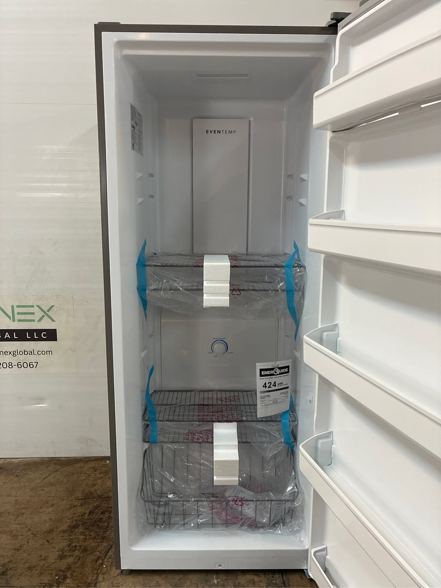 Frigidaire 13 cu ft Upright Freezer - Brushed Steel