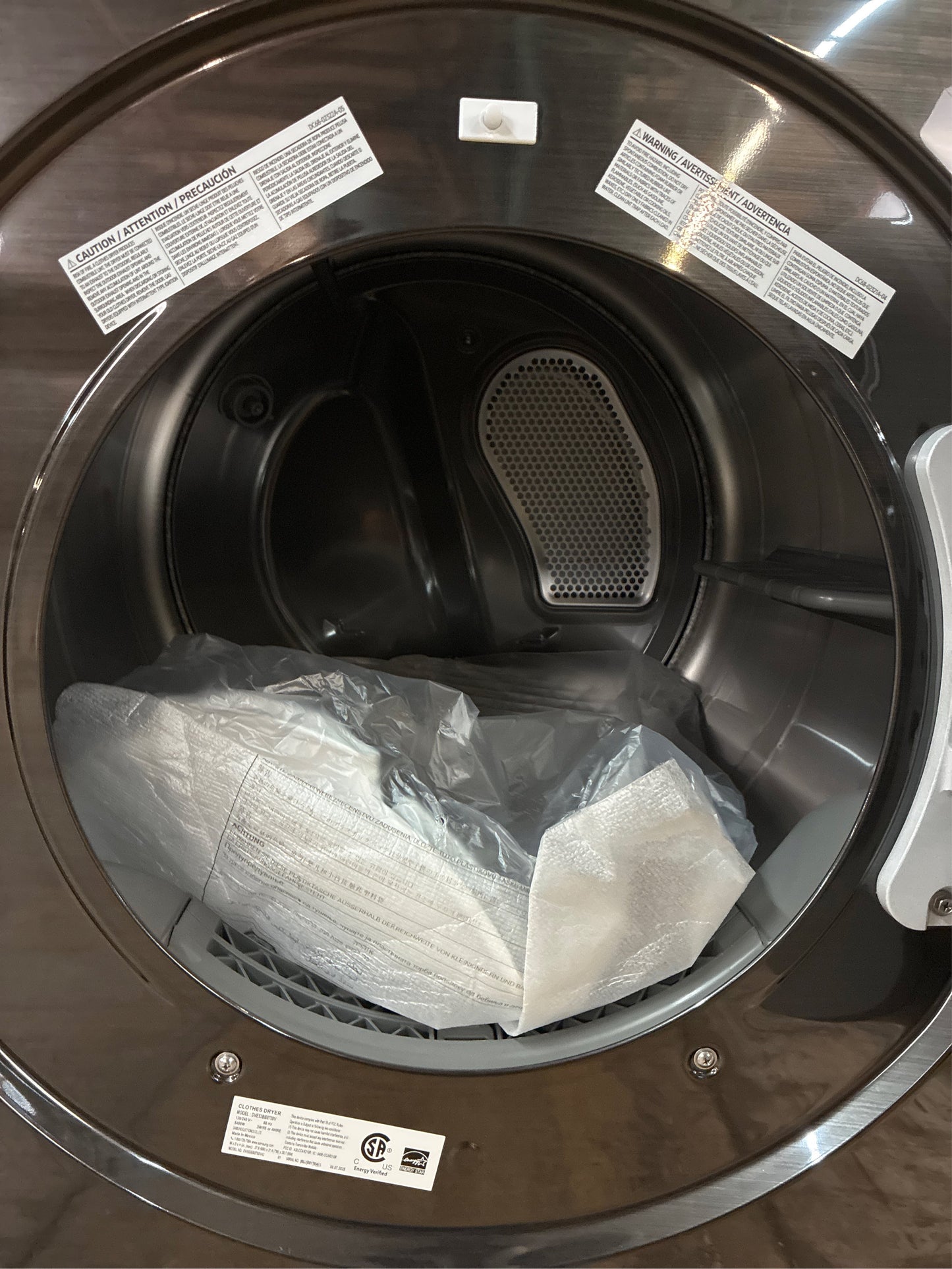Samsung Bespoke 7.6 cu. ft. Vented Electric Dryer Black