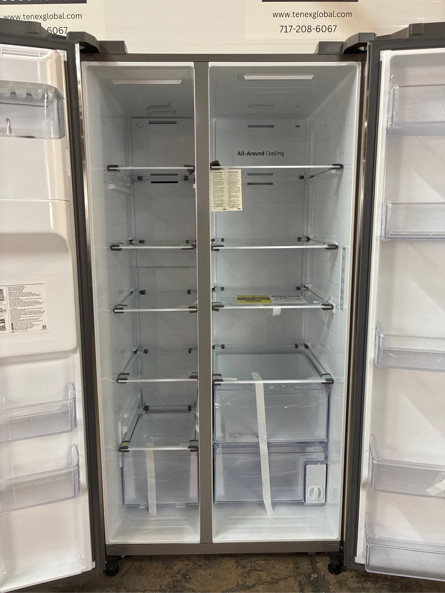 Samsung 36" Side-by-Side Refrigerator, 27.4 cu ft