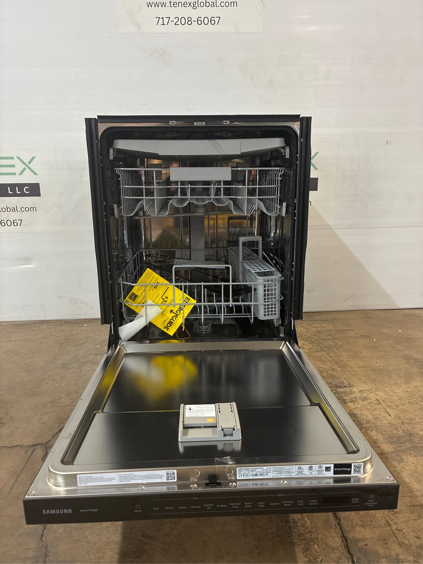 Samsung - Smart 46 dBA Dishwasher StormWash Matte Black