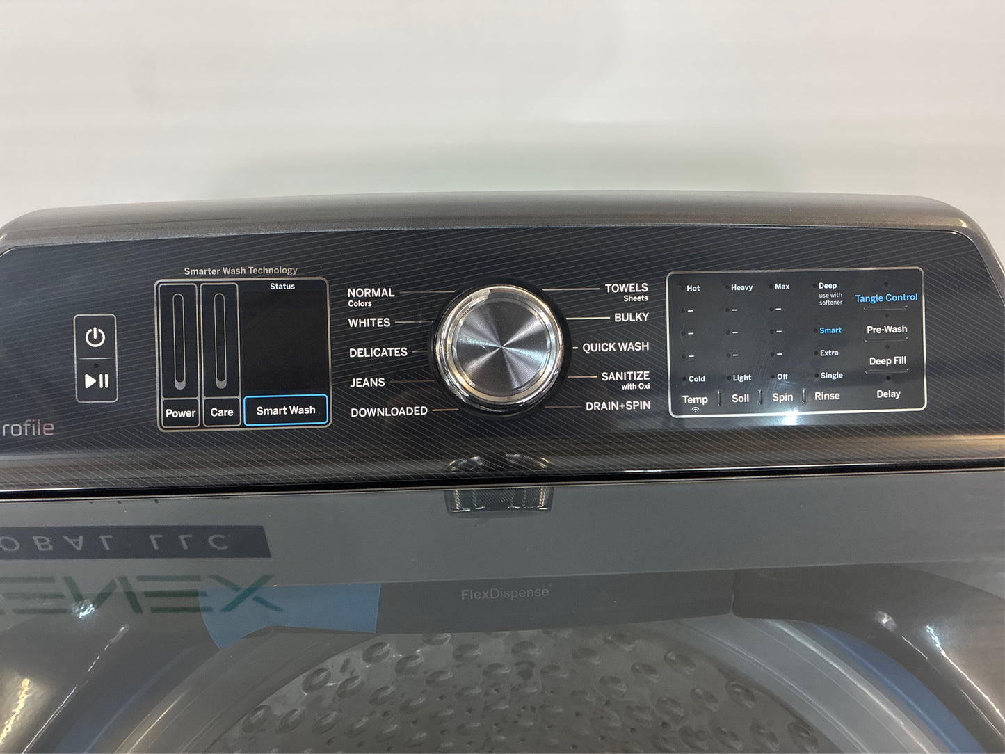 GE Profile 5.4-cu ft Smart Washer Gray