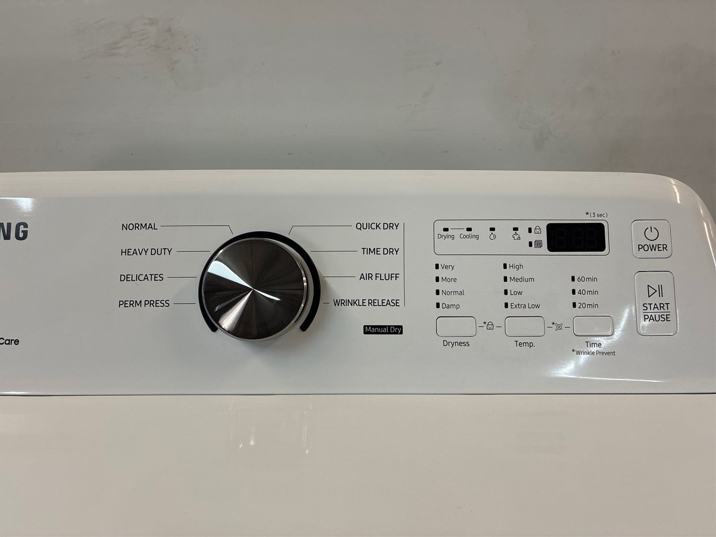 Samsung 7.2 cu.ft-Vented Electric Dryer White