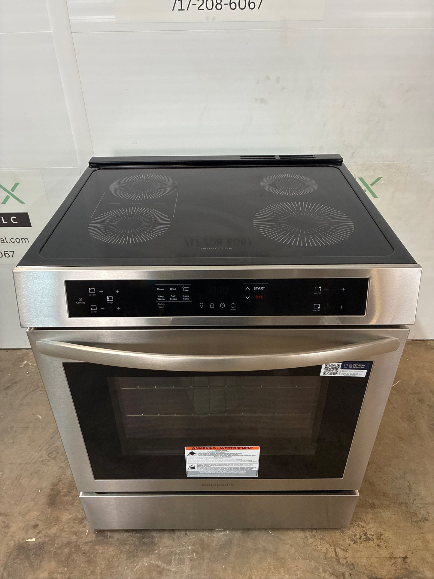 Frigidaire 30" 5.3 cu ft Induction Range, 4-Burner