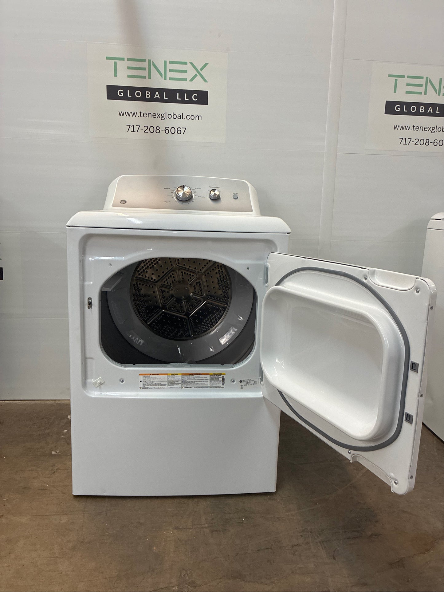 GE 7.2-cu ft Vented Electric Dryer (White)
