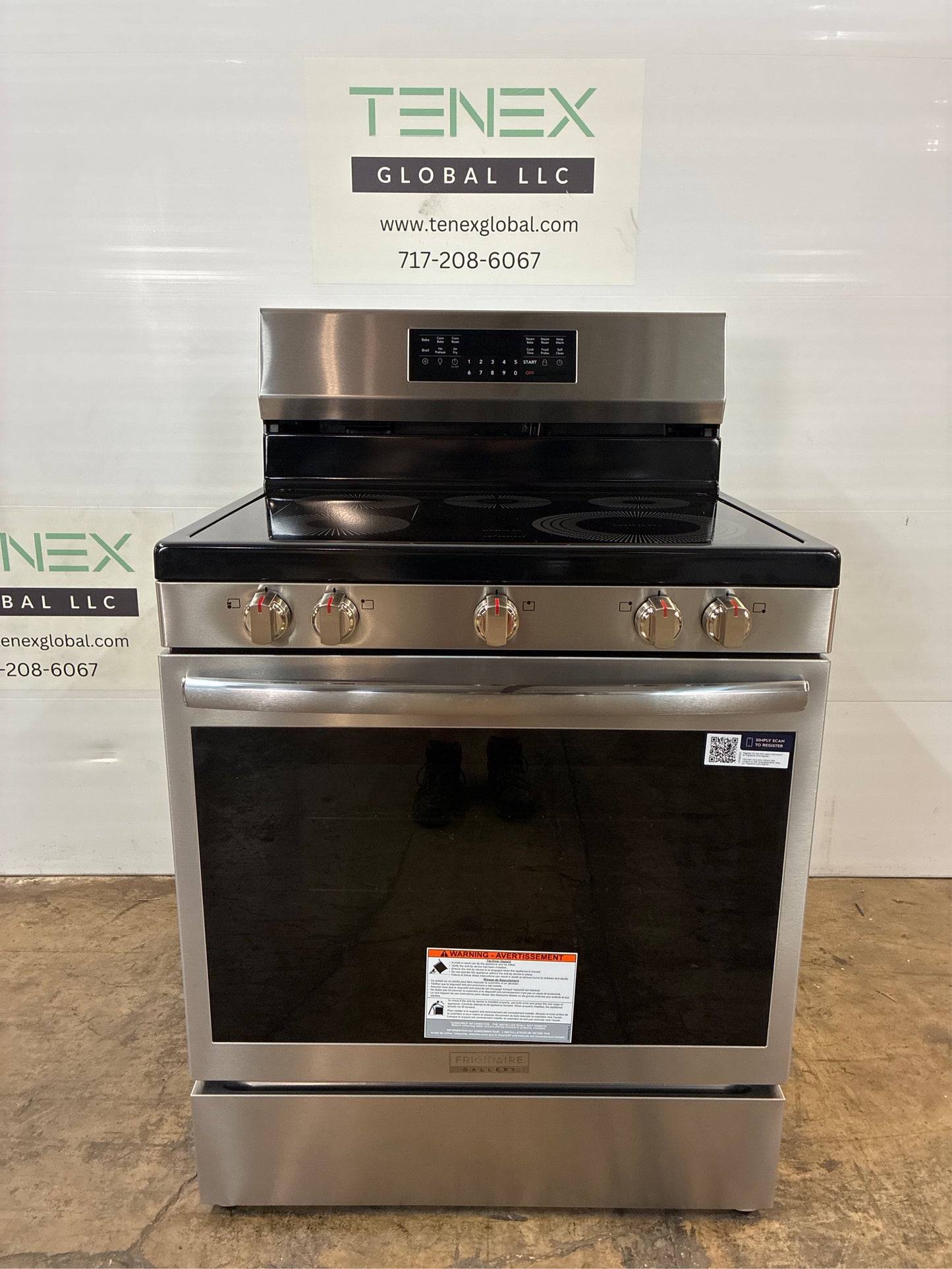 Frigidaire 30 in 5 Burner Oven in Stainless Steel