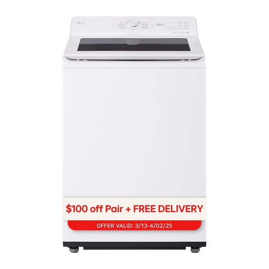 LG 5.0 cu.ft. SMART Washer in Alpine White