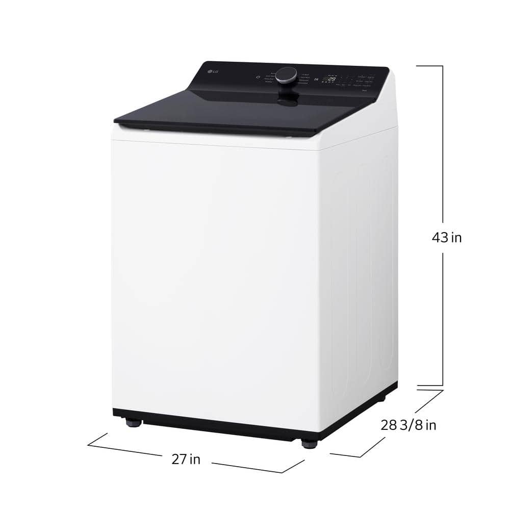 LG 5.5 cu. ft. SMART Top Load Washer - White