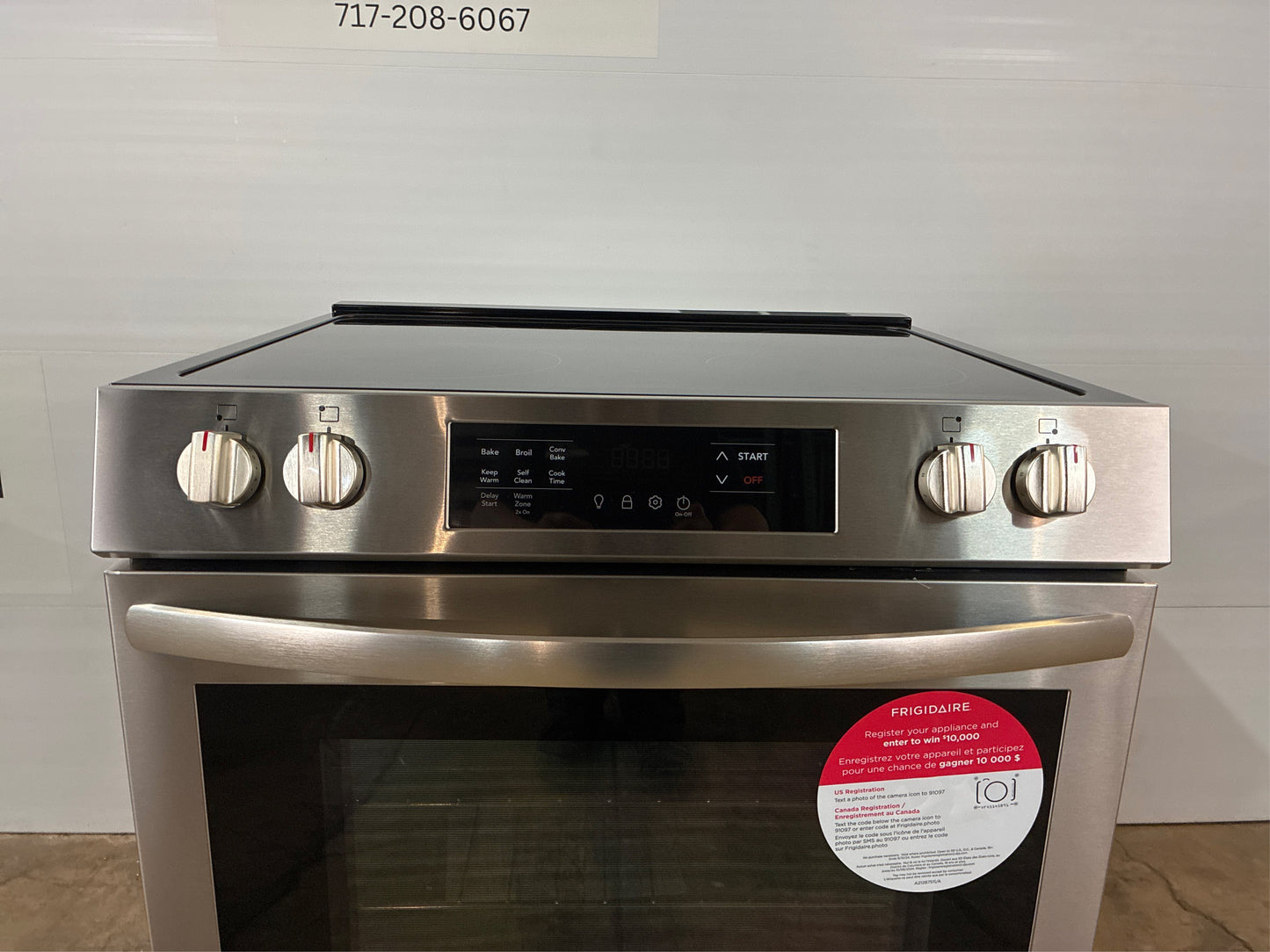 Frigidaire 30-in Glass Top Slide-in Range