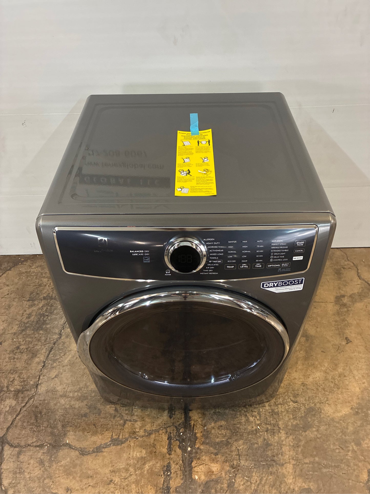 Electrolux 8 cu. ft. Vented Electric Dryer with LuxCare