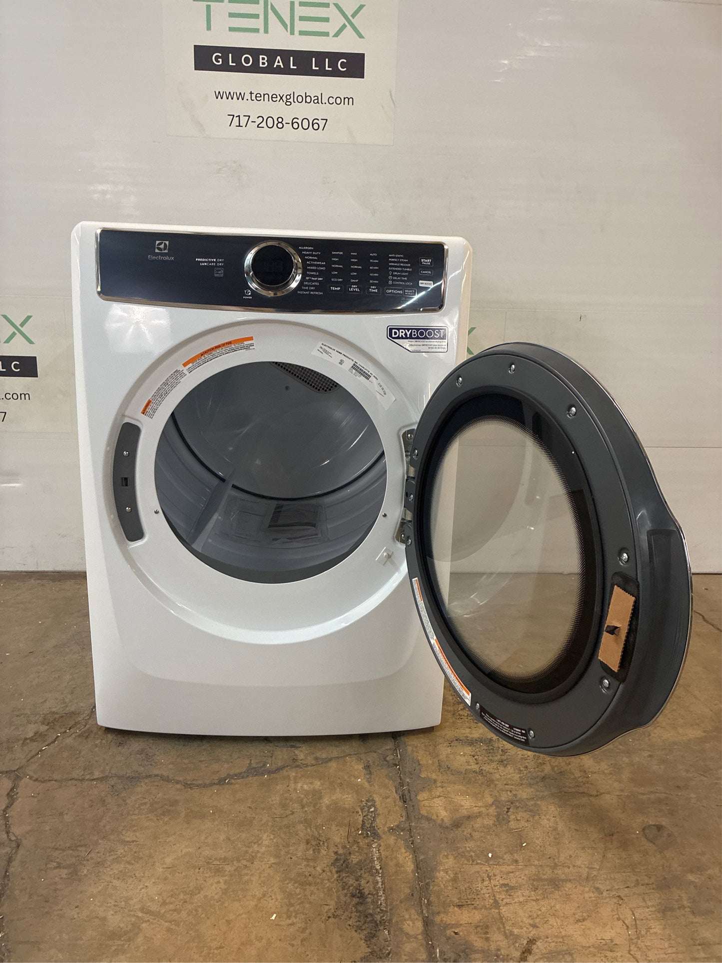 Electrolux 8 cu ft Vent Front-Load Electric Dryer, White