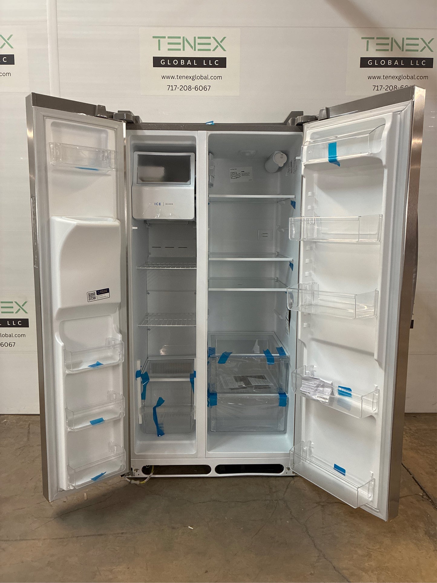 Frigidaire 36 Side-by-Side Refrigerator., 25.6 cu ft., SS