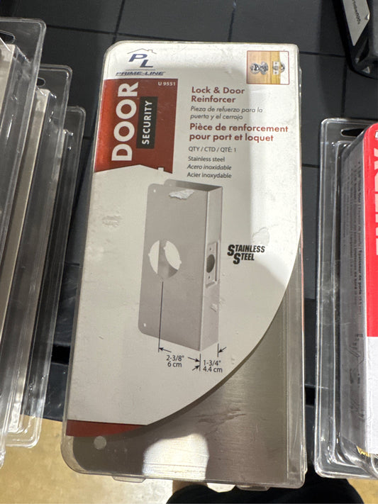 Prime-Line U 9551 Recessed Door Reinforcer