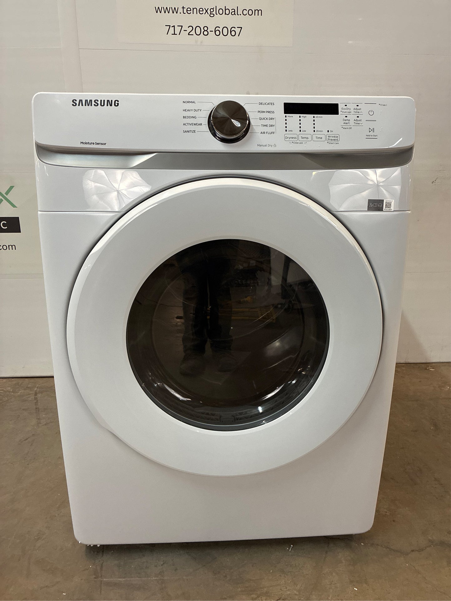 Samsung 7.5 cu.ft. Stackable Electric Dryer (White)
