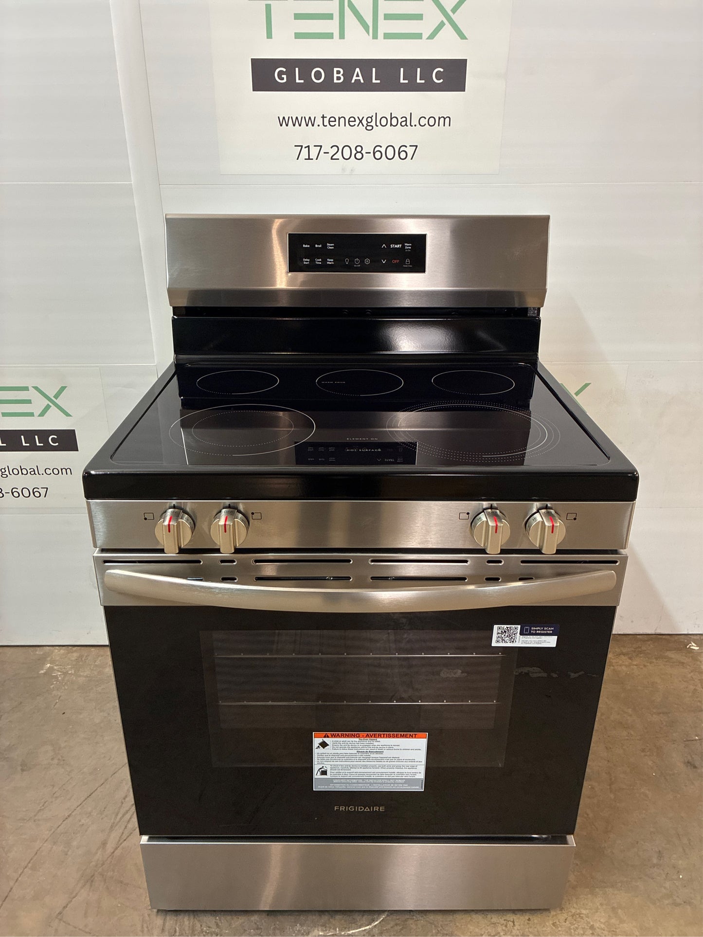 Frigidaire 30 in, 5-Burner Electric Range