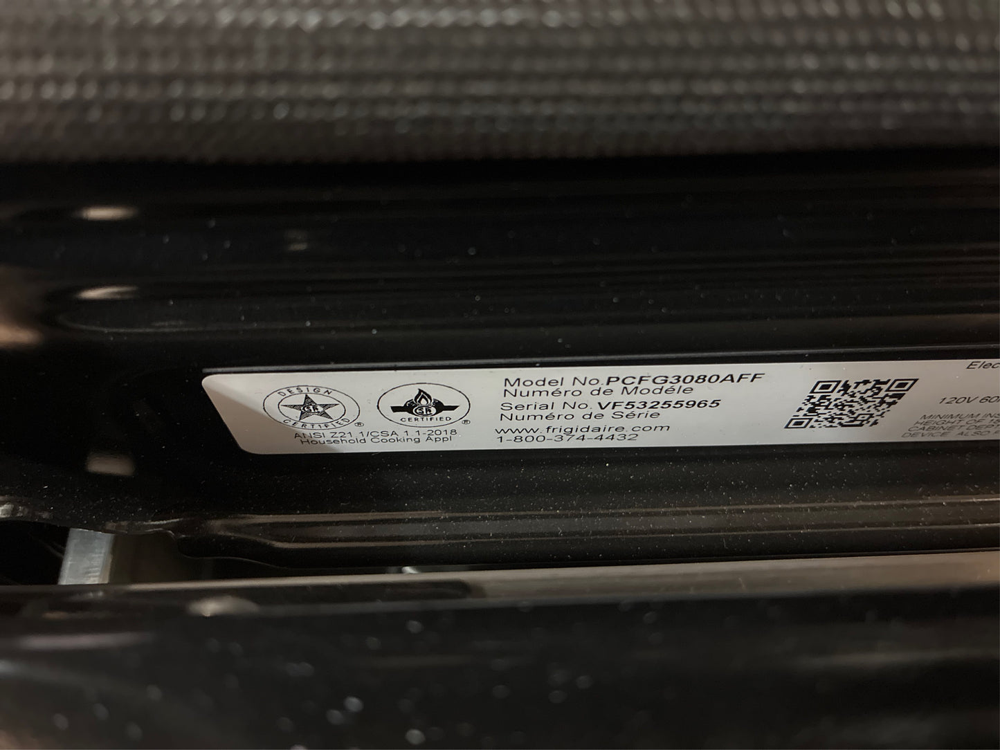 Frigidaire 30in 6 Burner Gas Range Stainless Steel