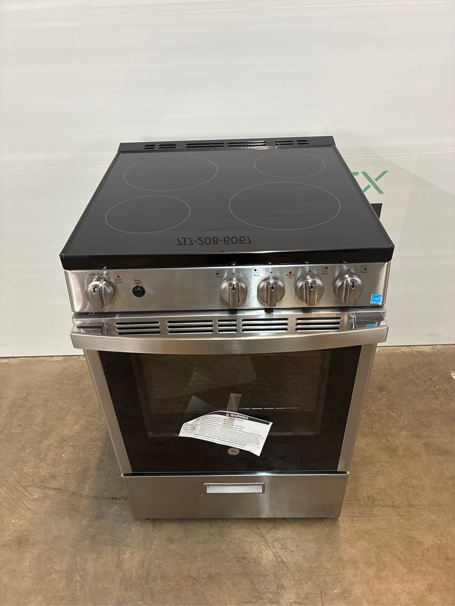 GE 24-in Glass Top Electric Range
