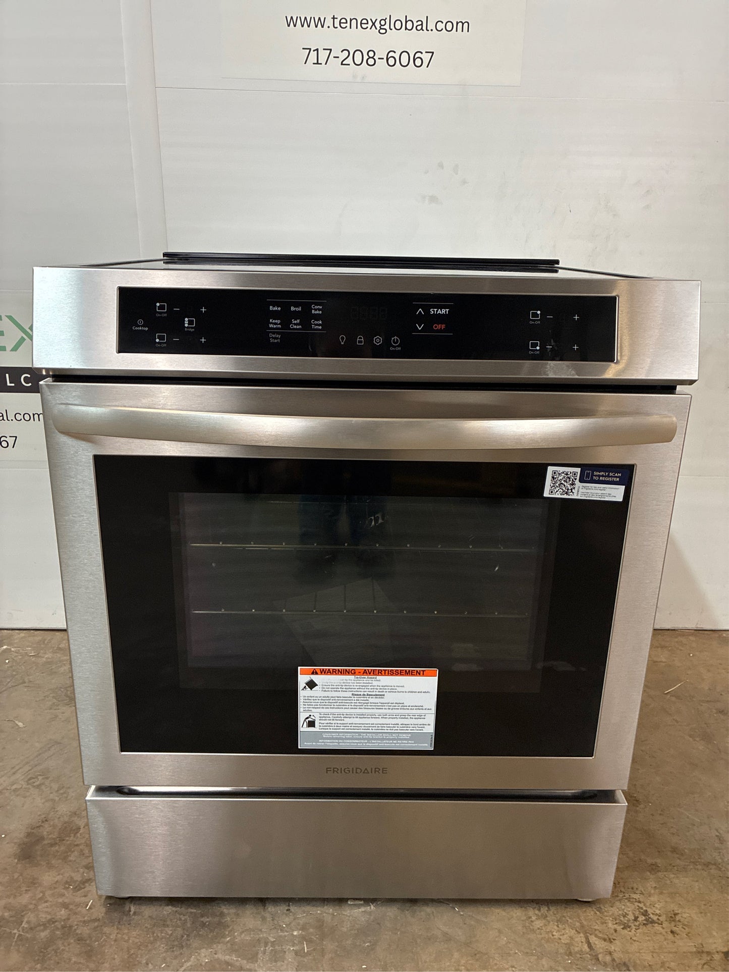 Frigidaire 30" 5.3 cu ft Induction Range, 4-Burner