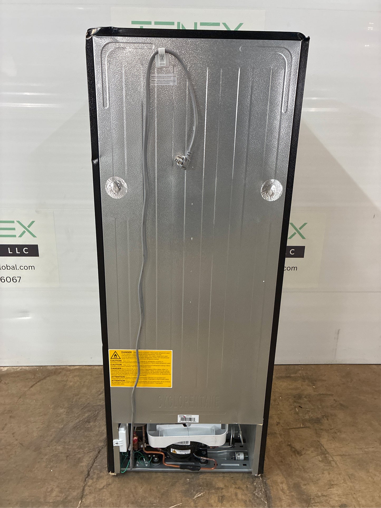 7.1 cu. ft. Top Freezer Refrigerator Steel Look