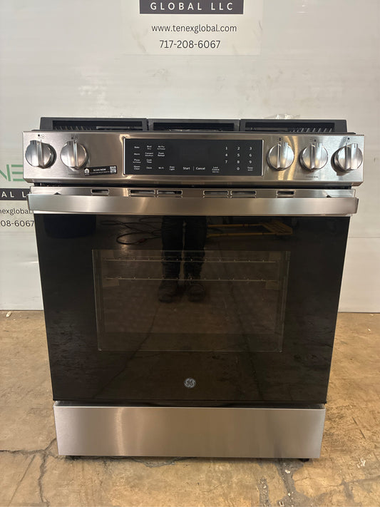GE 30 in. 5-Burner Gas Convection Range