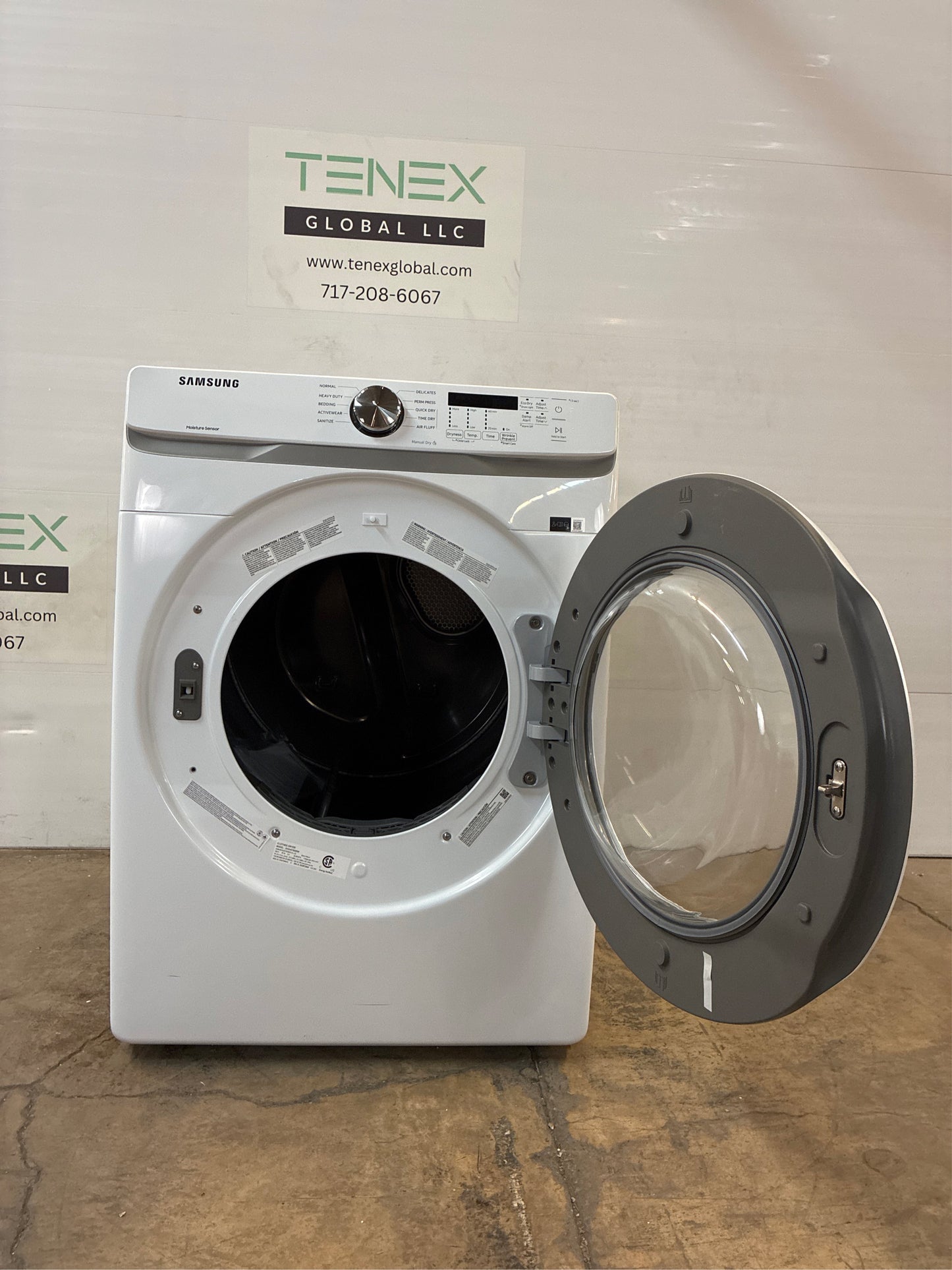 Samsung Gas Dryer with Sensor Dry, White