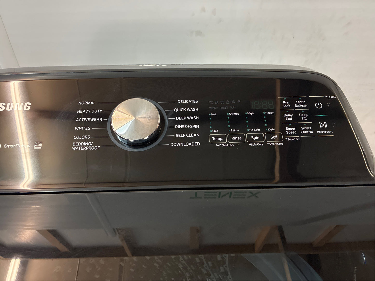Samsung Smart Top Load Washer w/ Super Speed Wash Black