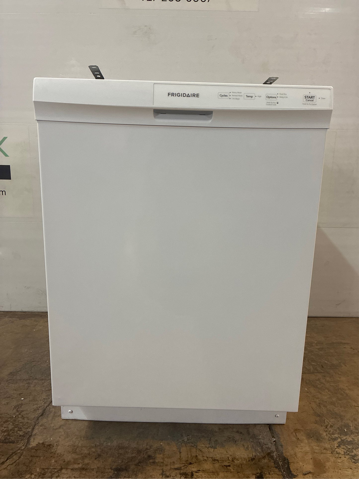 Frigidaire 24" Front Control Built-In Dishwasher, White