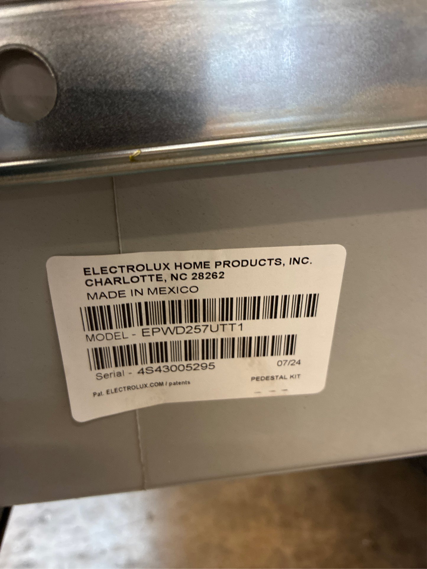 Electrolux 15 in. Laundry Pedestal with Storage Drawer