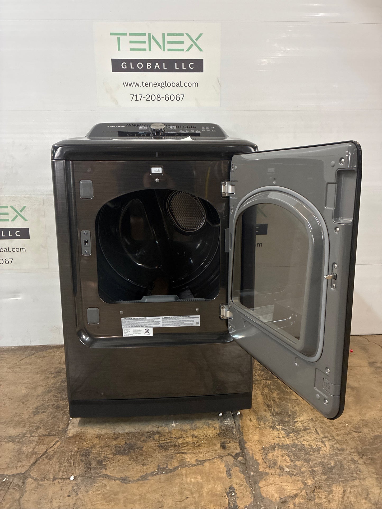Samsung Brushed Black 7.4 cu. ft. Electric Dryer