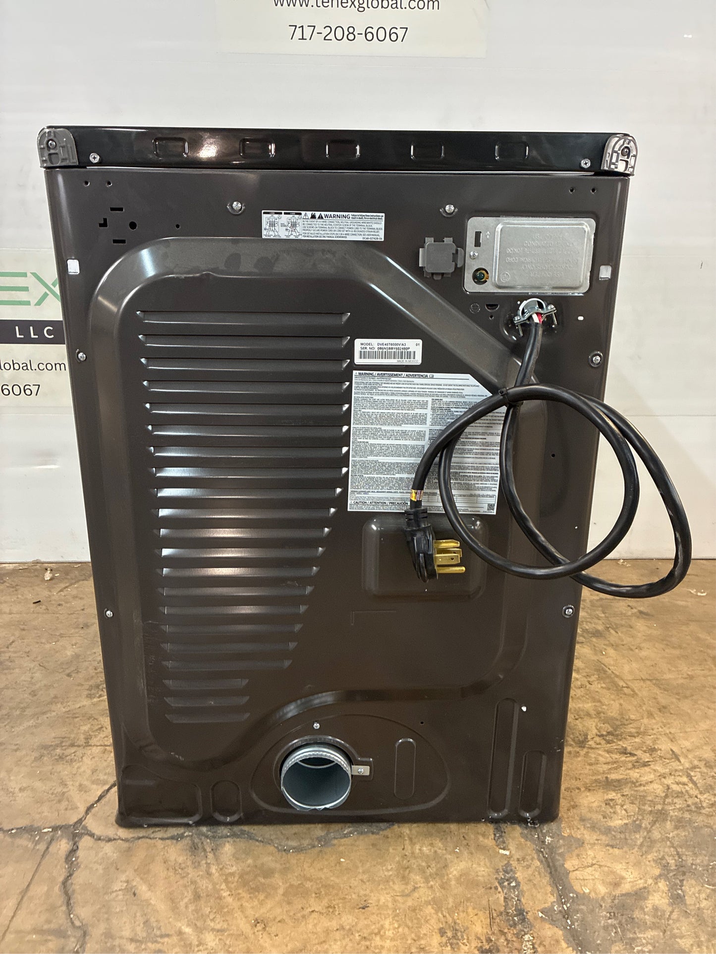 Samsung 7.5 cu. ft. Vented Electric Dryer, Black