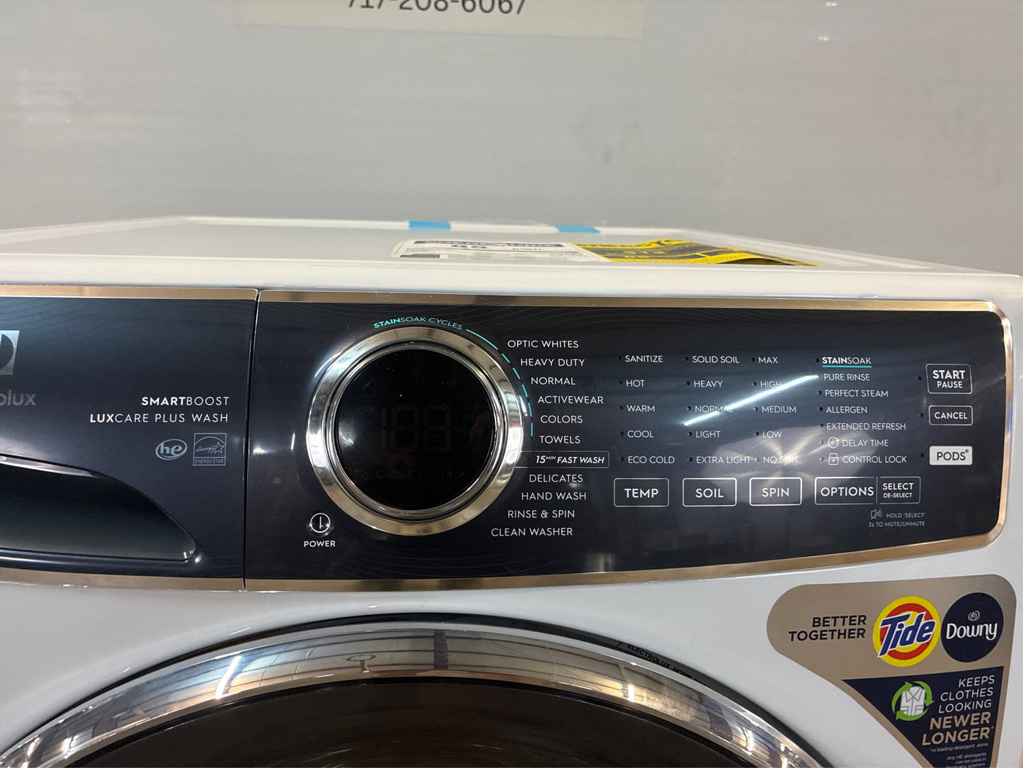 Electrolux 27 in. W 4.5 cu. ft. Front Load Washer, White