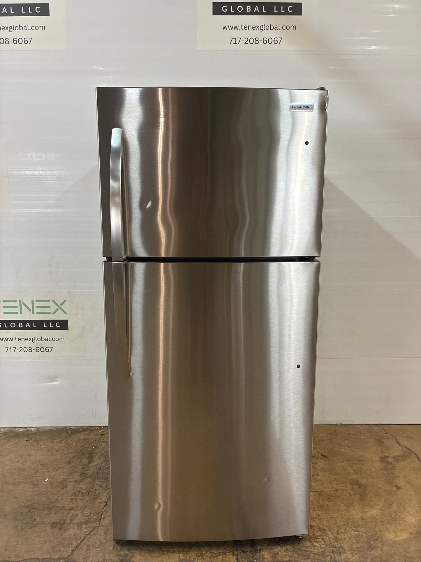 Frigidaire 30in 20cu ft Top Freezer Fridge Stainless Steel