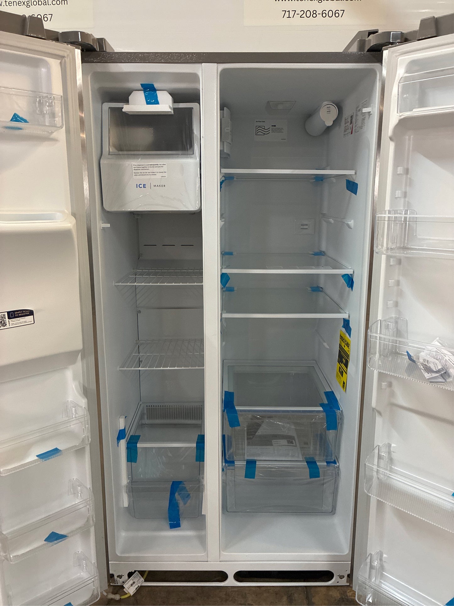 Frigidaire 36 in. 25.6 cu. ft. Side by Side Fridge