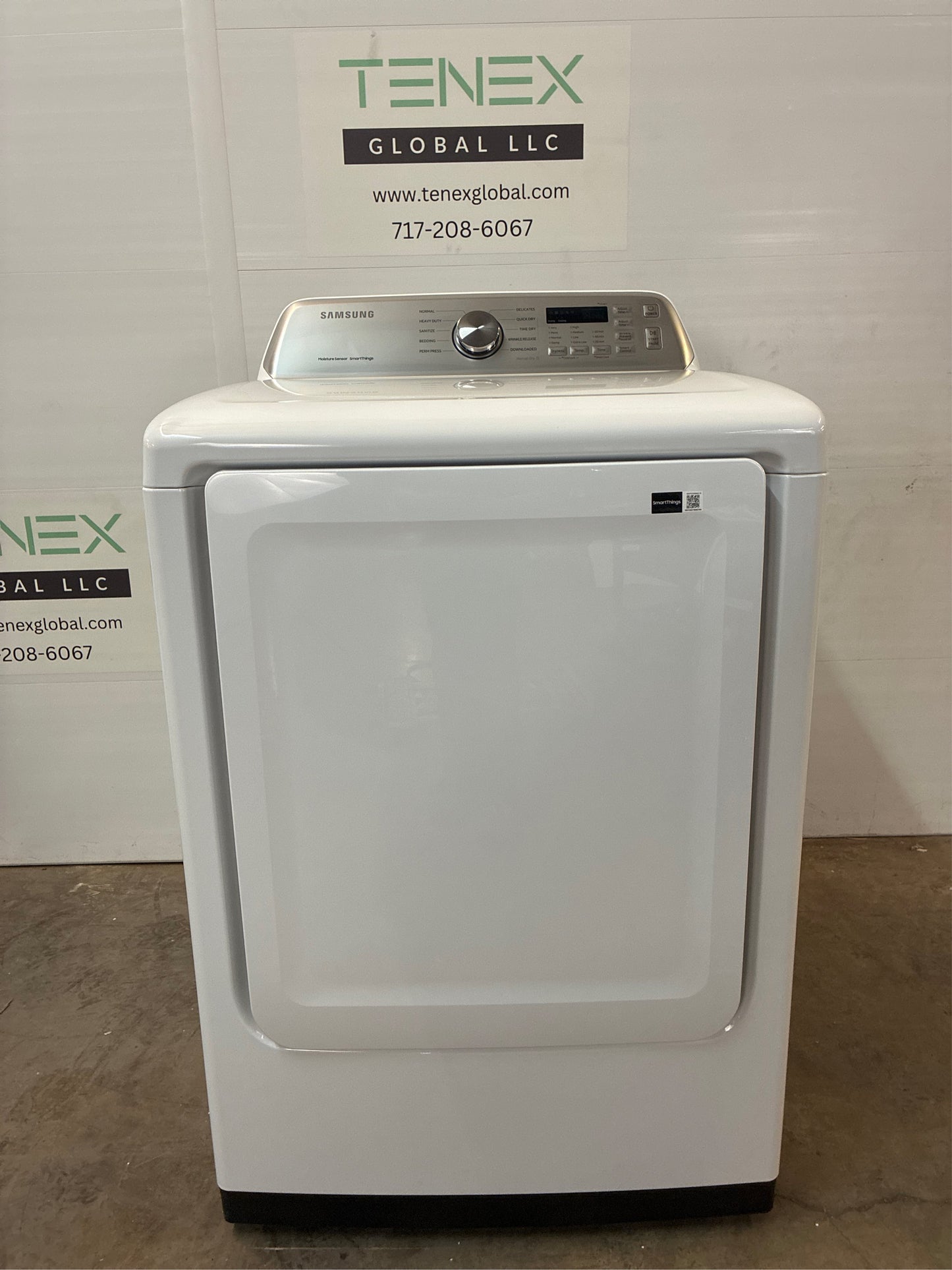 Samsung 7.4 cu. ft. Smart Electric Front Load Dryer White