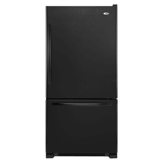 Amana 22 cu. ft. Bottom Freezer Fridge, Black