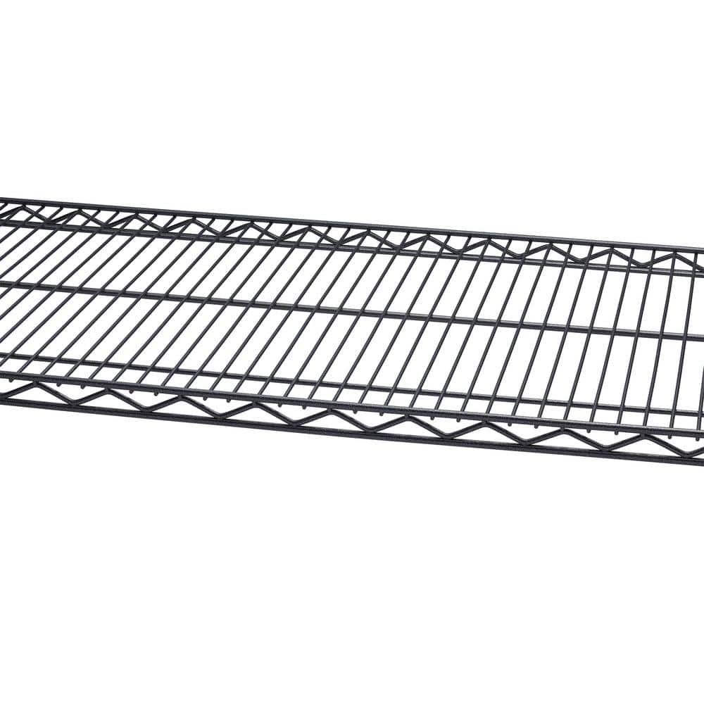 Black Anthracite 5-Tier Steel Wire Shelf