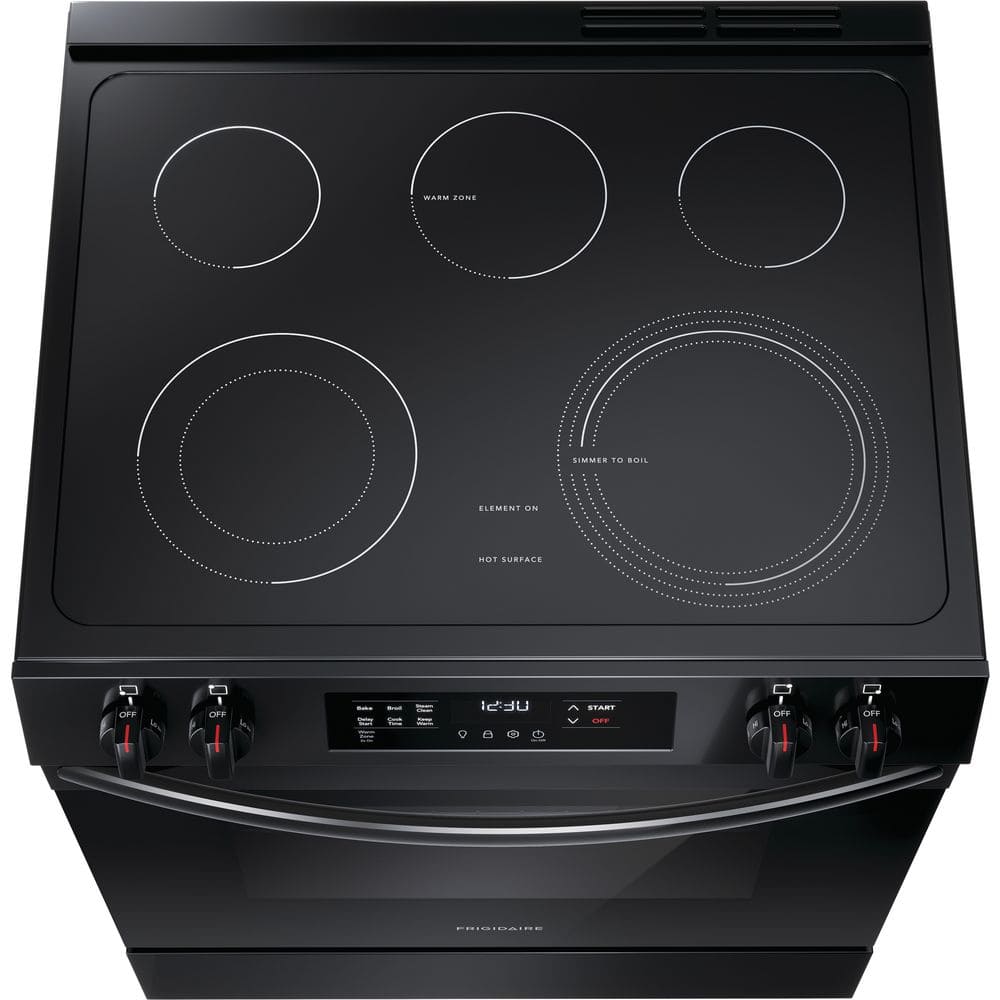 Frigidaire 30 in. 5-Burner Electric Range, Black