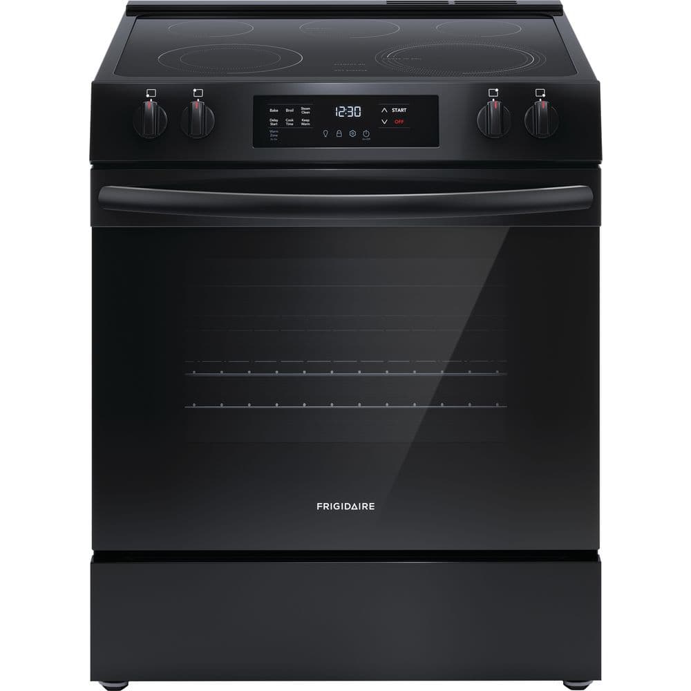 Frigidaire 30 in. 5-Burner Electric Range, Black