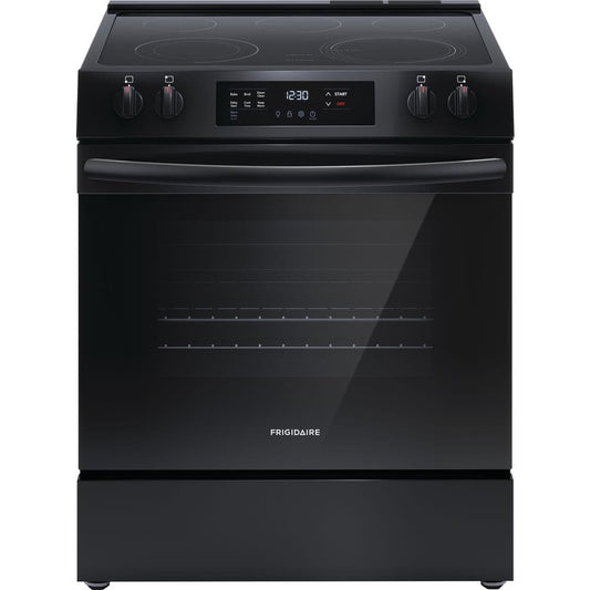 Frigidaire 30 in. 5-Burner Electric Range, Black