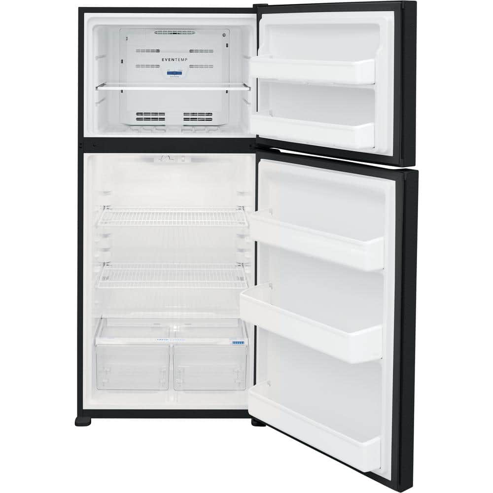 Frigidaire 18.3 Cu. Ft. Top Freezer Refrigerator, Black