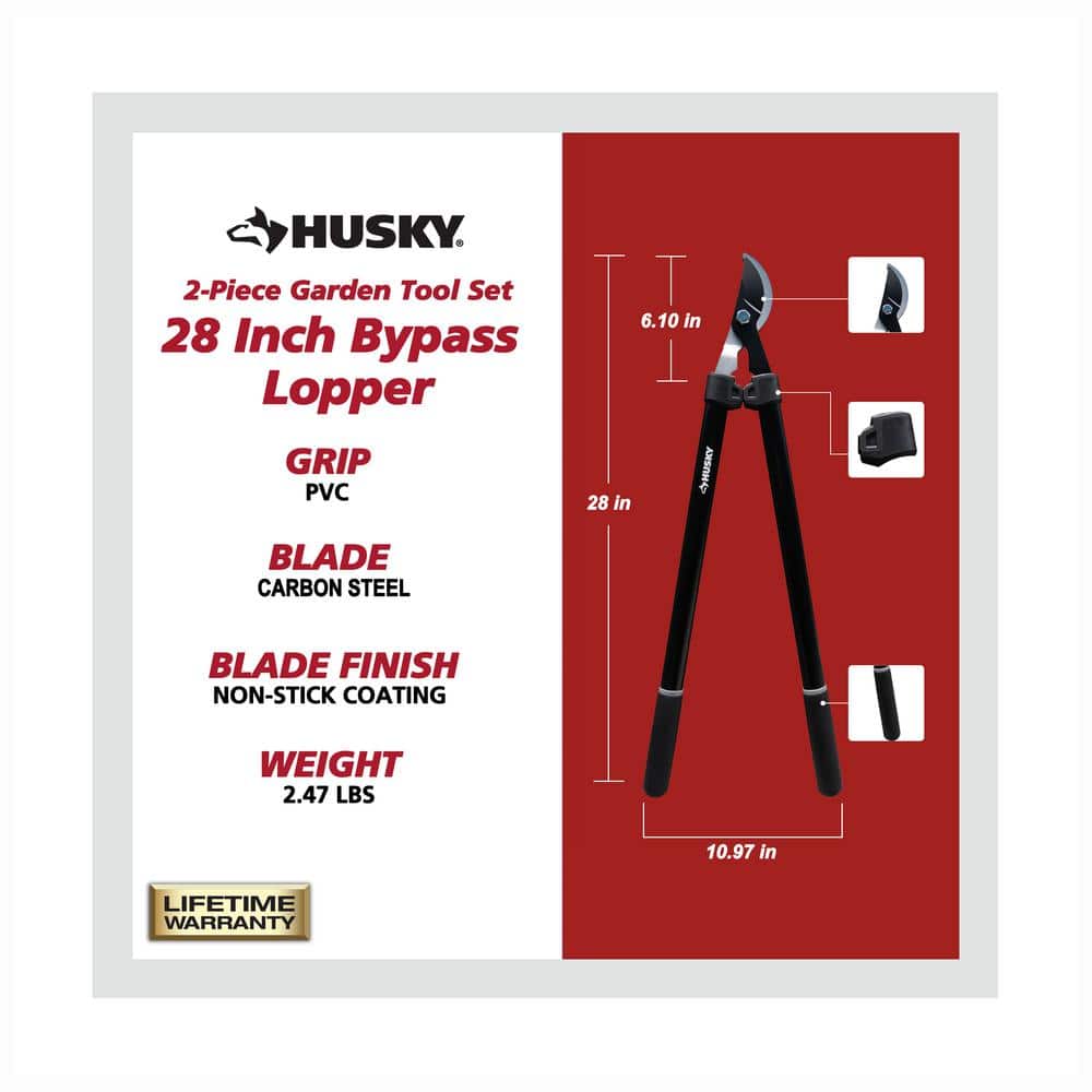 2-Piece Garden Lopper & Pruning Shears Set