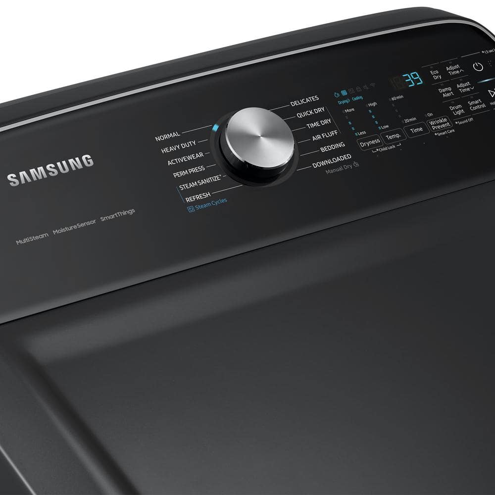 Samsung Brushed Black 7.4 cu. ft. Electric Dryer