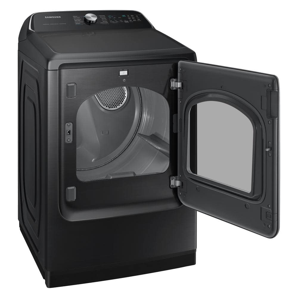 7.4 cu. ft. Smart Electric Dryer, Brushed Black