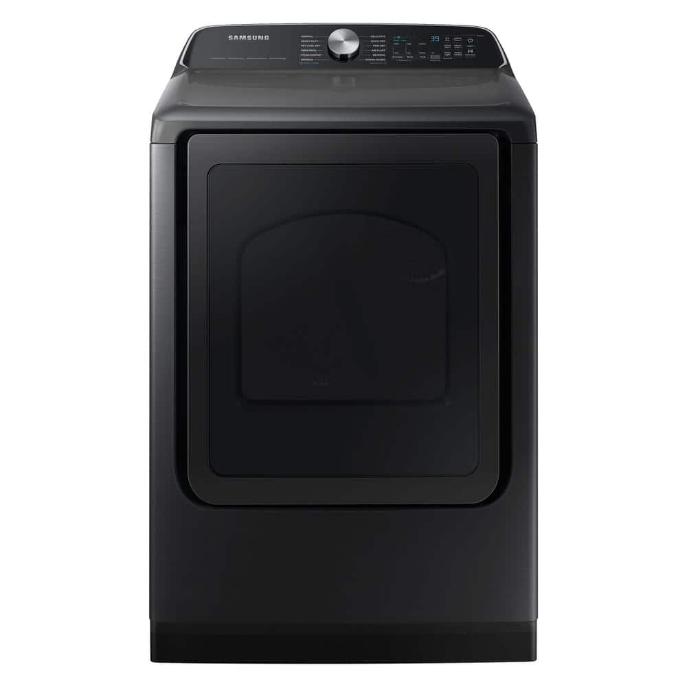 7.4 cu. ft. Smart Electric Dryer, Brushed Black