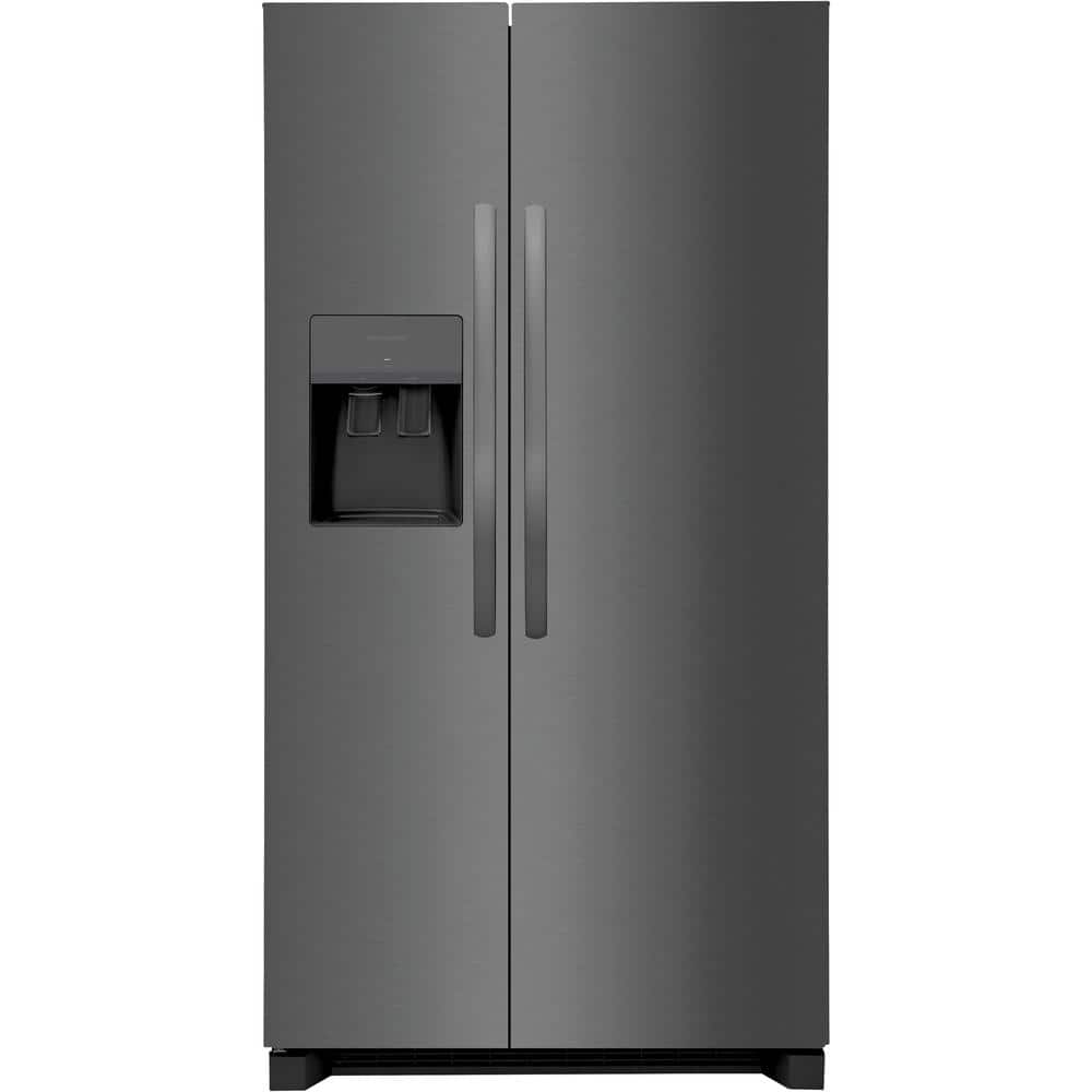 Frigidaire Black Stainless 36" SxS Refrigerator, 25.6 cu ft