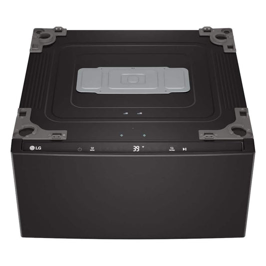 LG 27 in. Pedestal Front Load Washer Black Steel