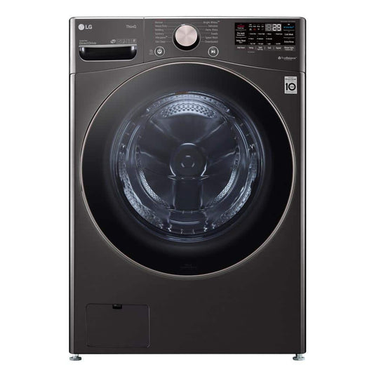 LG 4.5 Cu. Ft. Front Load Washer, Black Steel