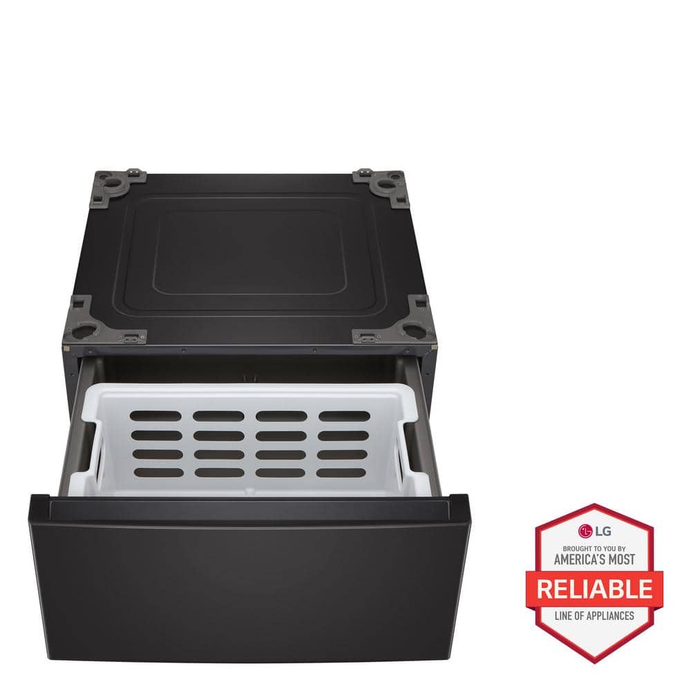 LG 27" Black Steel Laundry Pedestal with Drawer