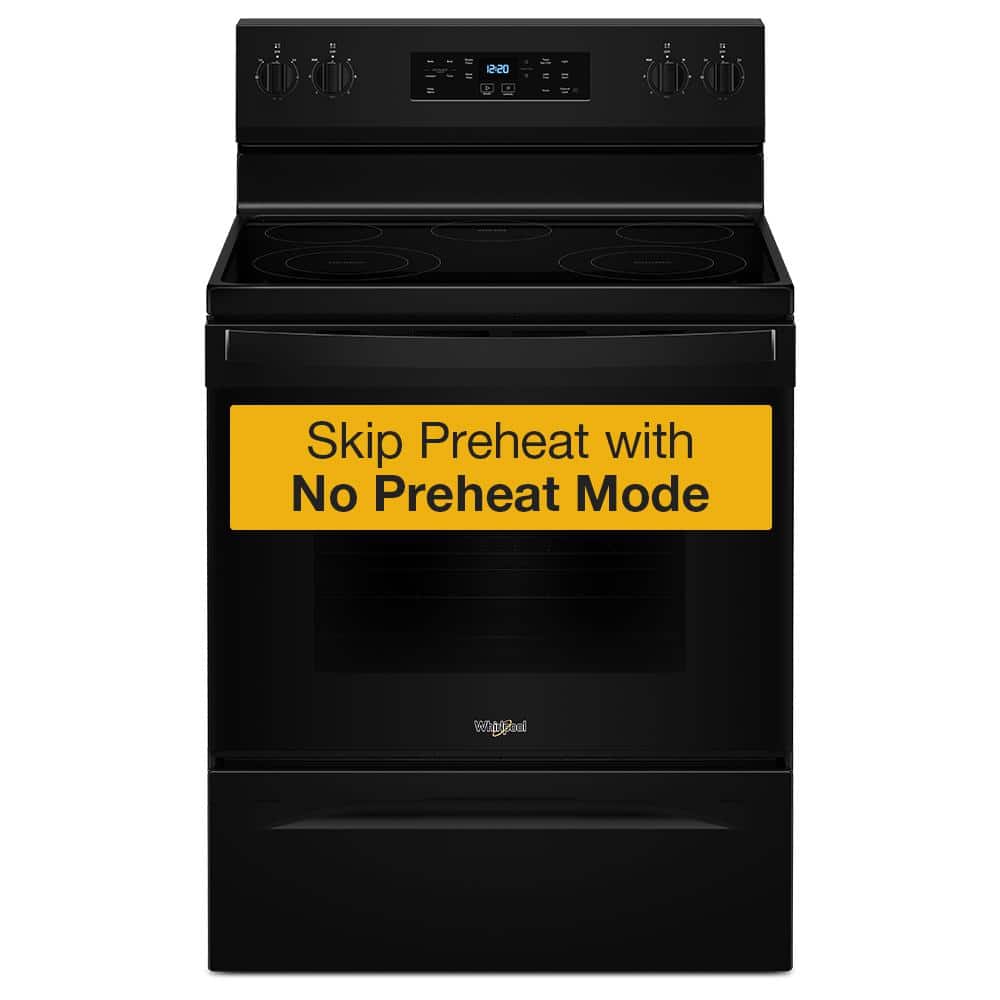 Whirlpool 30 in. Freestanding Electric Range, Black