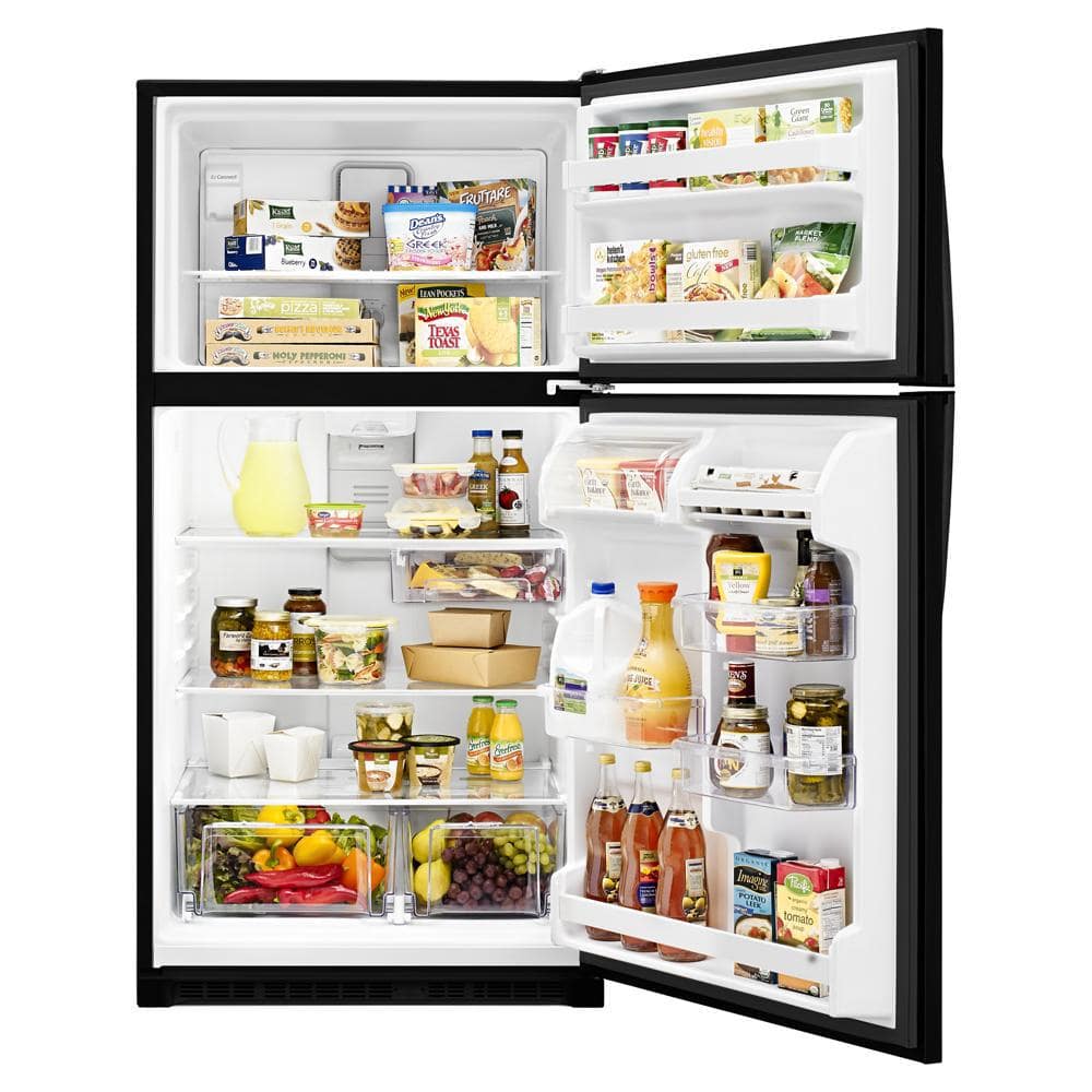 20.5 cu. ft. Top Freezer Refrigerator Black