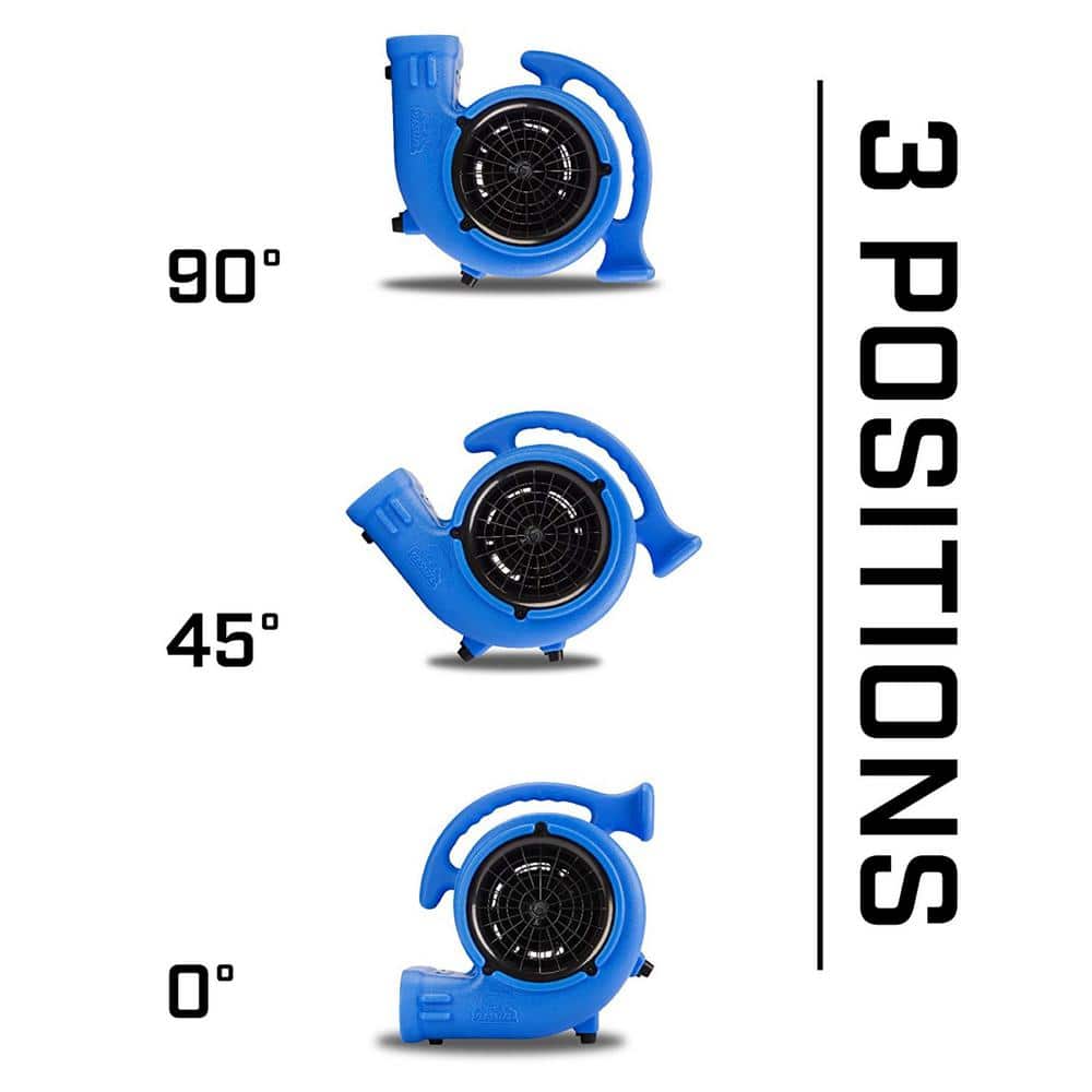 B-Air 1/4 HP Blower for Water Damage Restoration